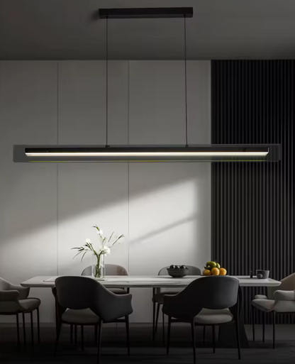 Modern LED Pendant Lamp, Nordic Style - Dimmable with Remote Control, Adjustable Color Temperature and Memory