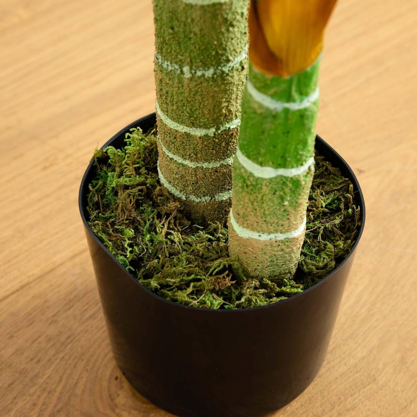 Golden Cane Artificial Palm Tree 1.2m - Realistic Leaf Fake Tree for Home and Office Indoor Decoration